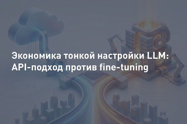Экономика тонкой настройки LLM: API-подход против собственного fine-tuning