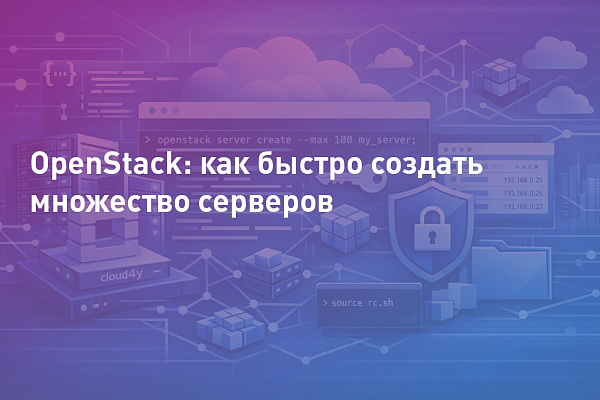 OpenStack: как быстро создать множество серверов