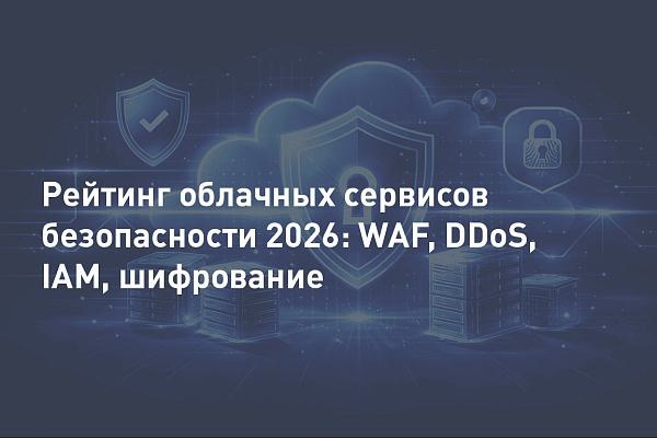 Рейтинг облачных сервисов безопасности 2026: WAF, DDoS, IAM, шифрование